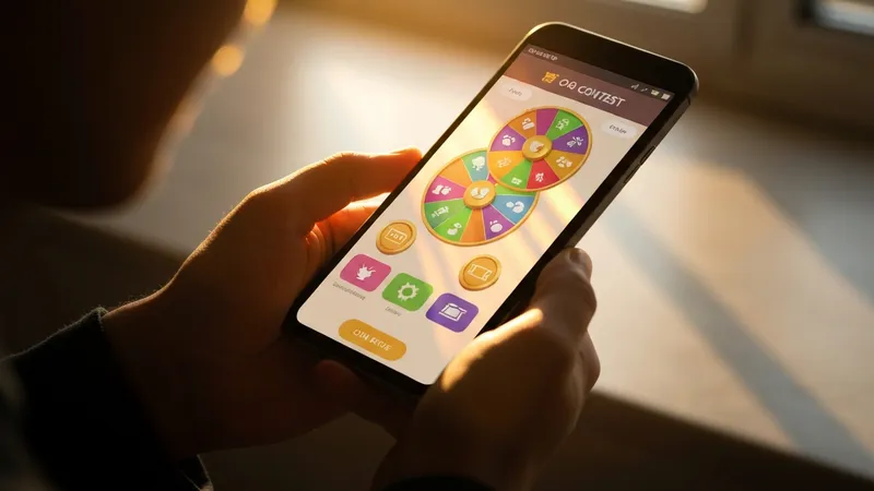 Les jeux concours sur mobile